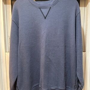 Aerie Waffle Knit Crew Neck Long Sleeve